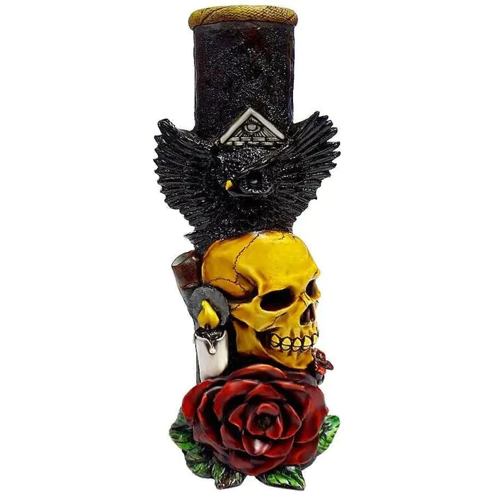 12" Hand Crafted Resin Water Bubbler - Various Designs - (1 Count)