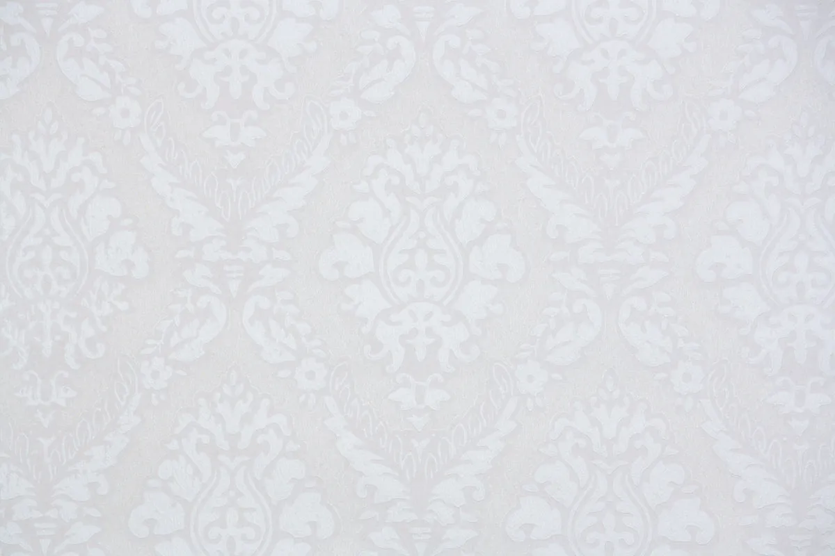 1960s Damask Vintage Wallpaper