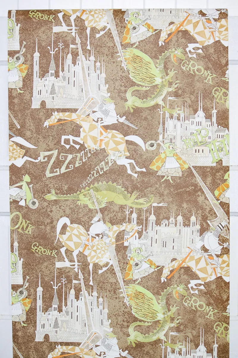 1970s Childrens Vintage Wallpaper