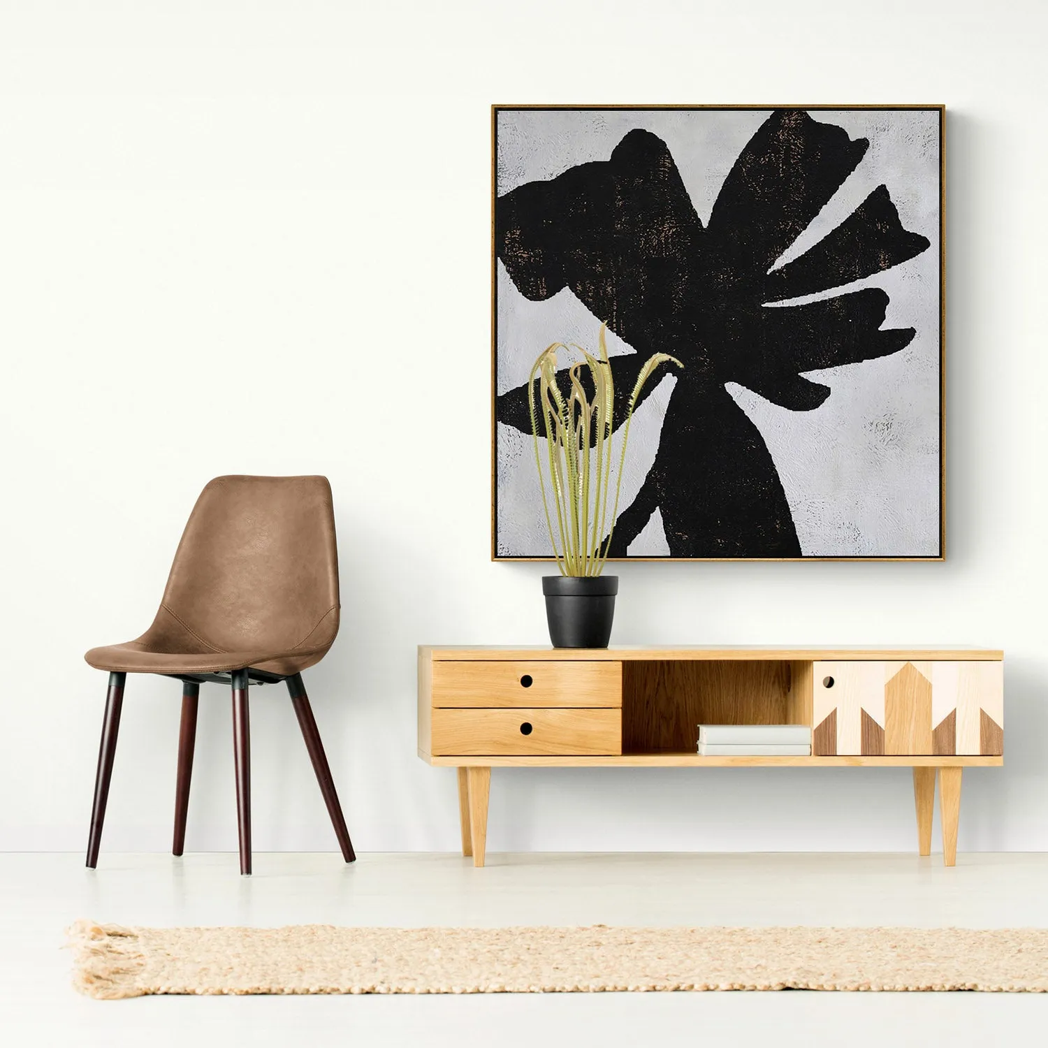 Abstract Flower Painting H25S