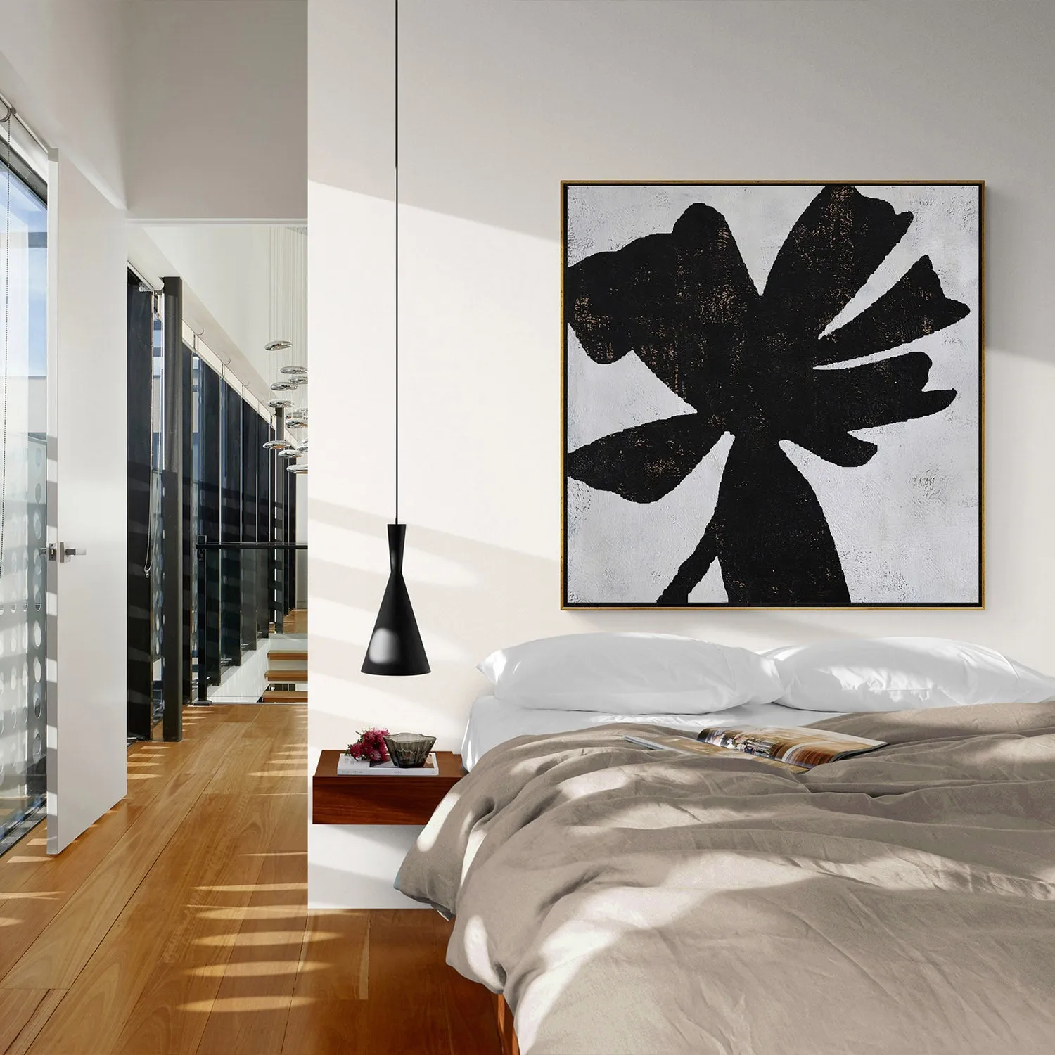 Abstract Flower Painting H25S