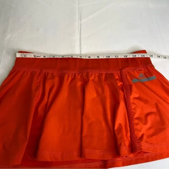 Adidas x Stella McCartney Orange Tennis Skirt Size Small