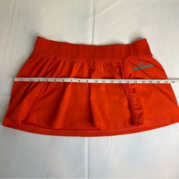 Adidas x Stella McCartney Orange Tennis Skirt Size Small