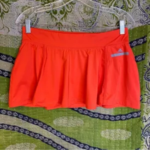 Adidas x Stella McCartney Orange Tennis Skirt Size Small