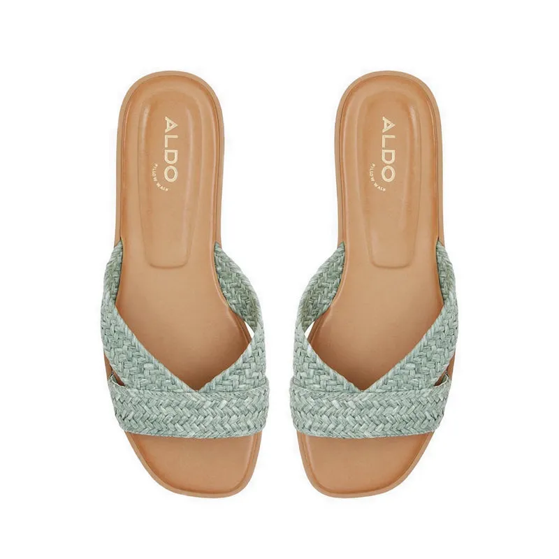 ALDO Caria Women Flat Sandal - Dark Green