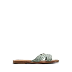 ALDO Caria Women Flat Sandal - Dark Green