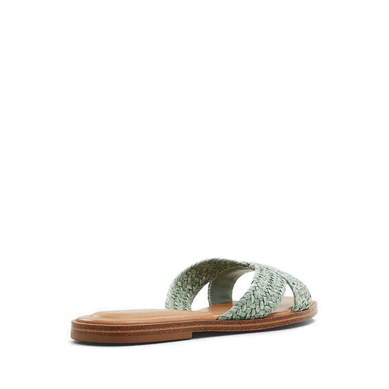 ALDO Caria Women Flat Sandal - Dark Green