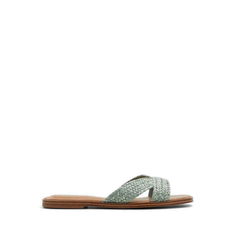 ALDO Caria Women Flat Sandal - Dark Green
