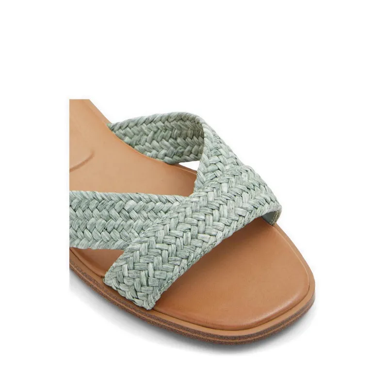ALDO Caria Women Flat Sandal - Dark Green