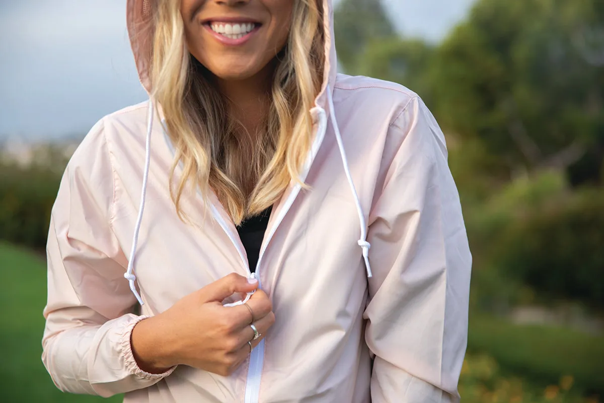 Alpha Sigma Tau Windbreaker Jacket - Letters