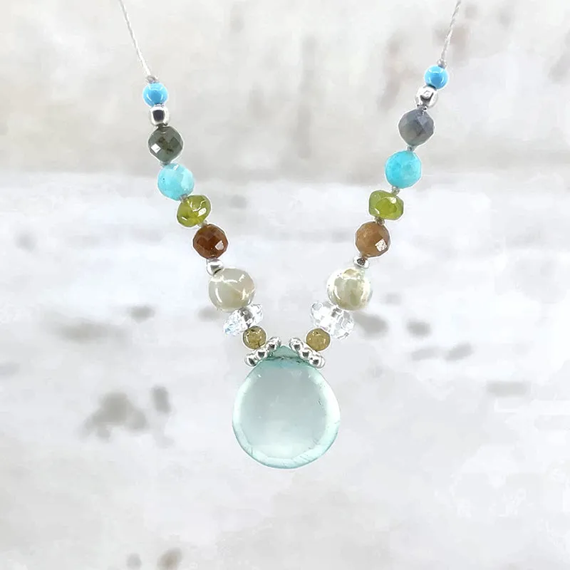 Amuse Necklace, Chalcedony