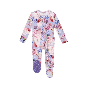 Annie- Footie Ruffled Zippered One Piece