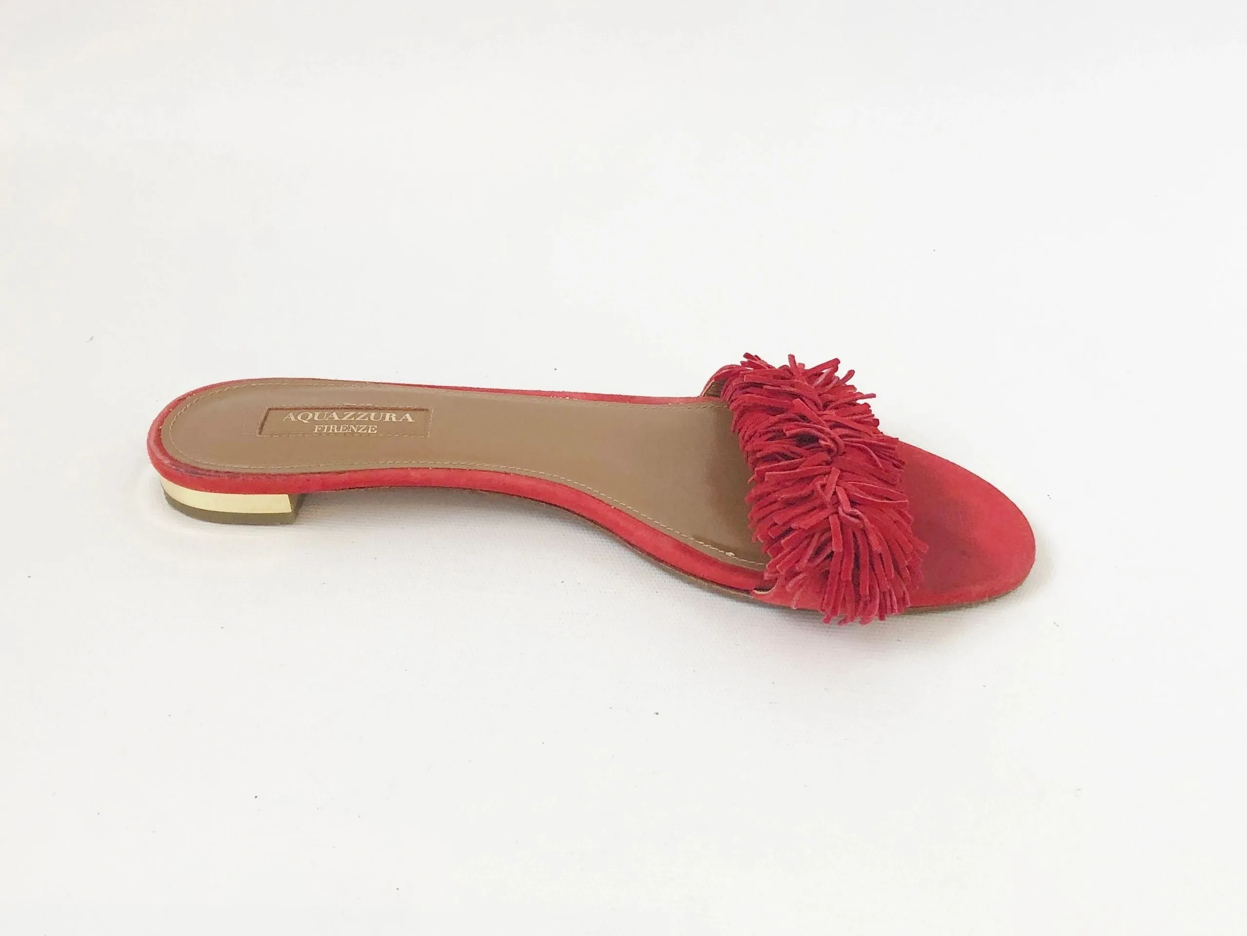 Aquazzura Wild Things Sandal Size 37.5 It (7.5 Us)