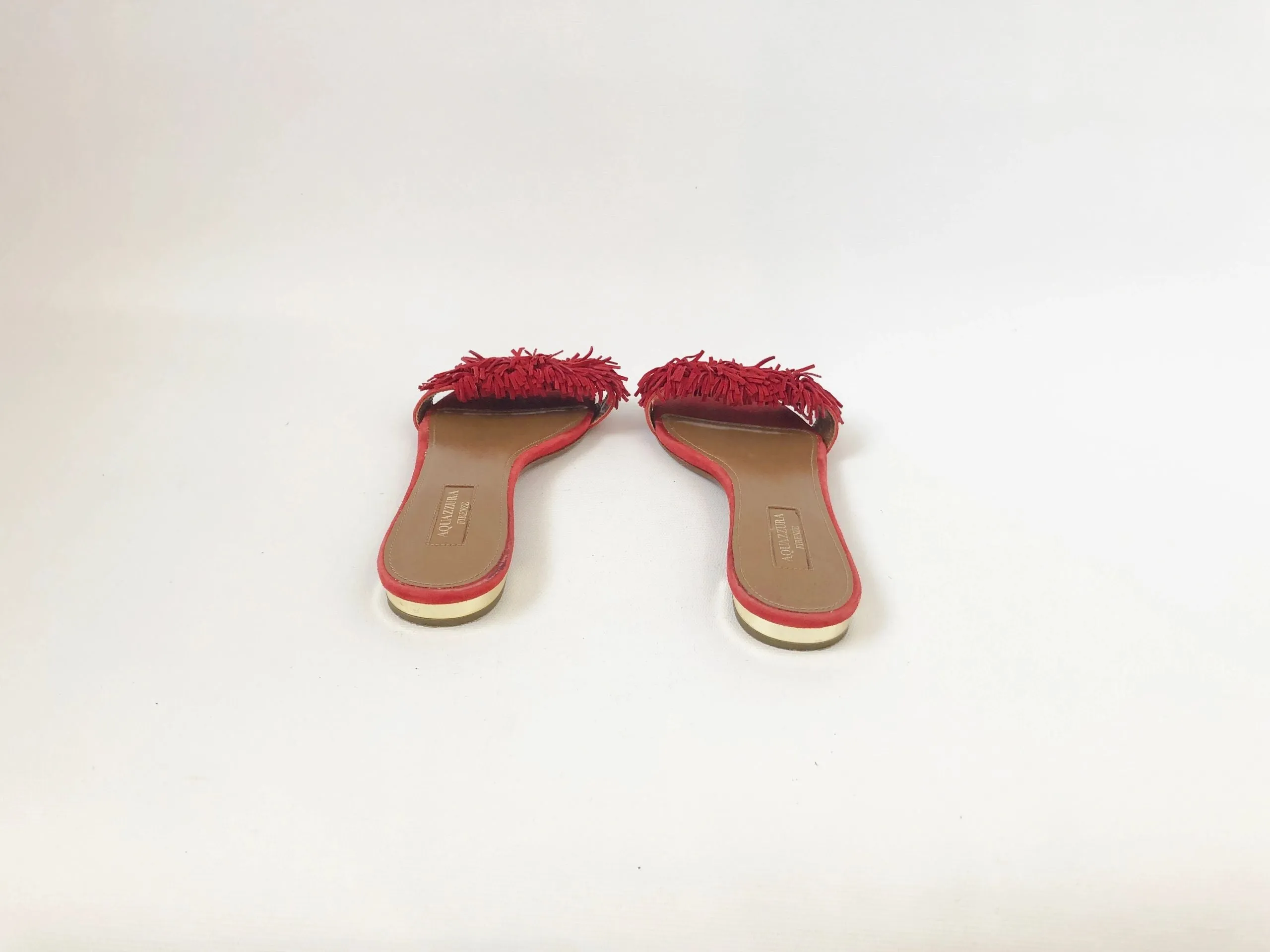 Aquazzura Wild Things Sandal Size 37.5 It (7.5 Us)