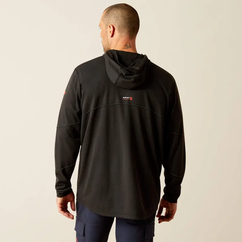 Ariat Men's Flame Resistant Primo Flame Resist Hooded T-Shirt Black - 10052110