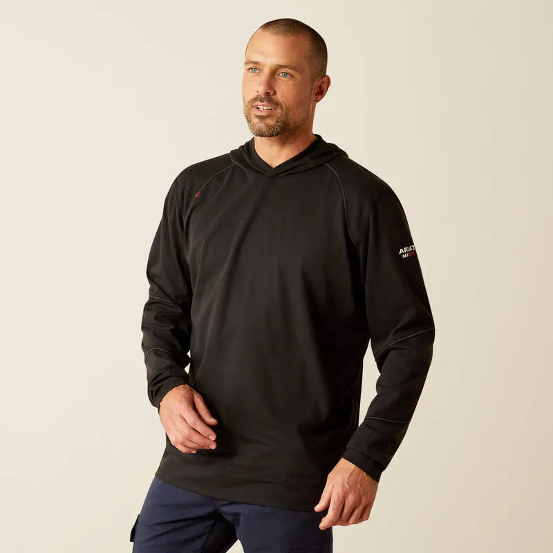 Ariat Men's Flame Resistant Primo Flame Resist Hooded T-Shirt Black - 10052110