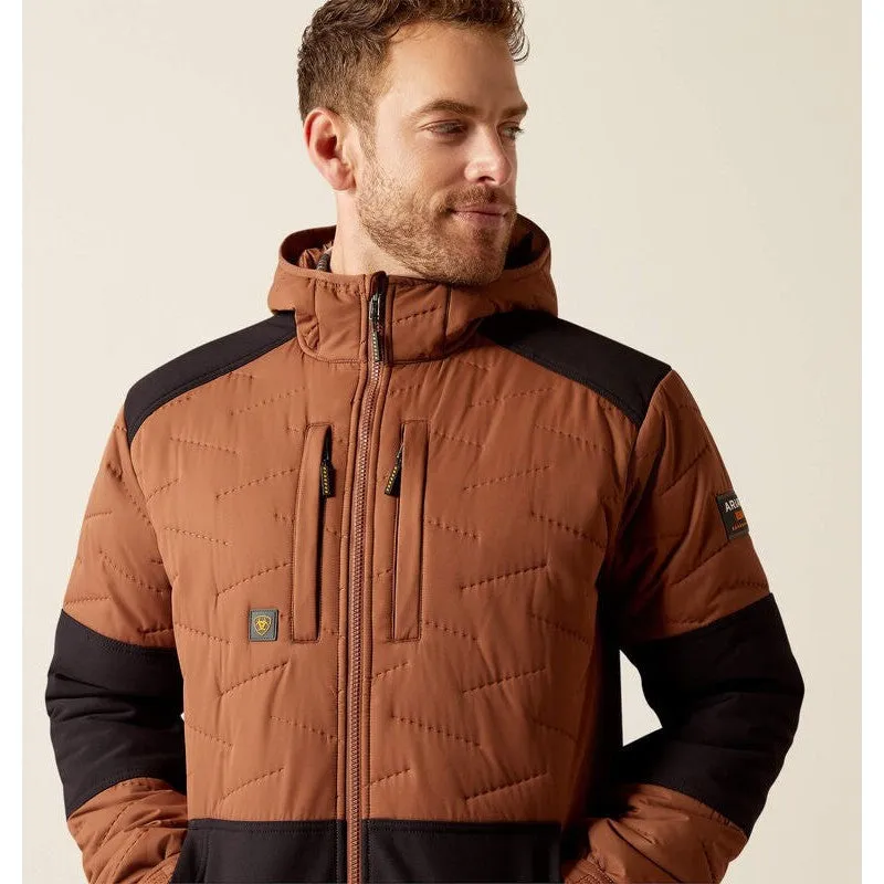 Ariat Men's Rebar Winter Cloud 9 Water Resist Jacket Aztec - 10052424