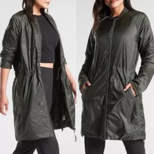 Athleta Womens Parka Summit Primaloft Insulated Lightweight Jacket Size XS