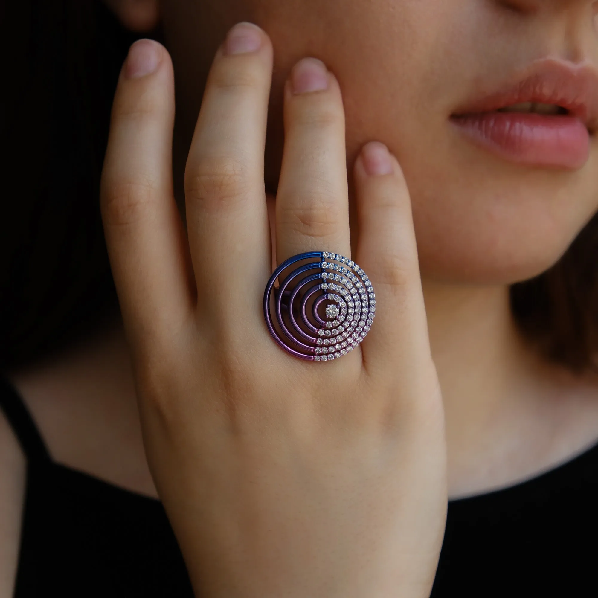 Aurora Nights Celestial Diamond Ring
