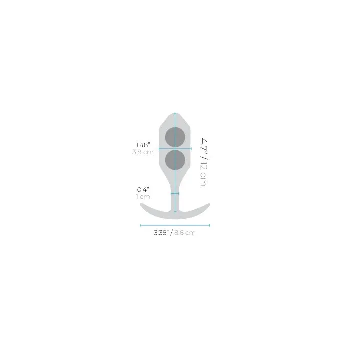 B-Vibe Snug Plug Anal 12.5 Cm
