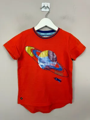 Baker Orange Planet T-shirt 3-4y