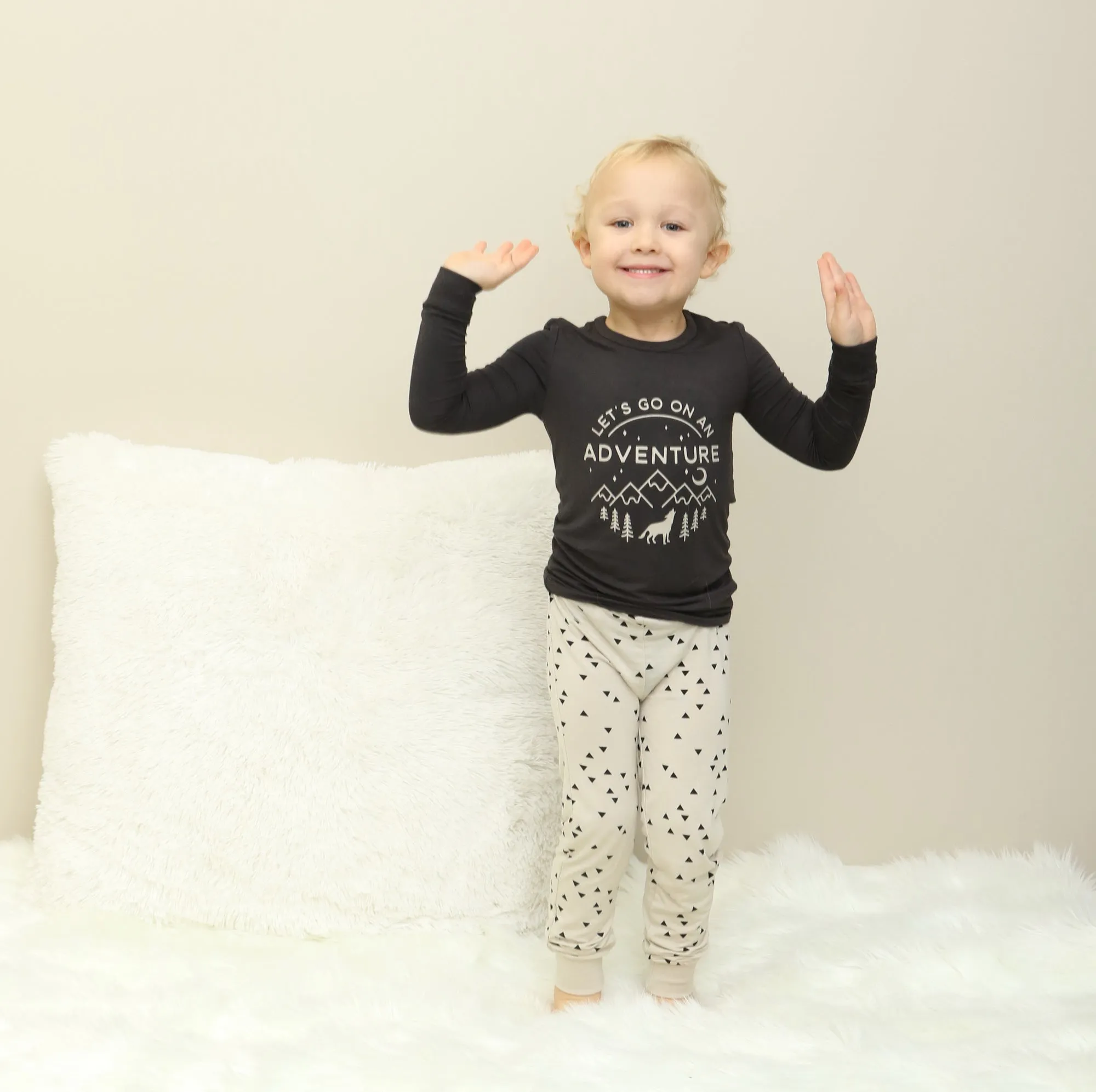 Bamboo Long Sleeve Pajama Set 18/24M Only