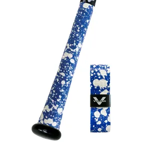Bat Grip Beisbol Softbol Vulcan MANCHAS AZUL1.75 MM