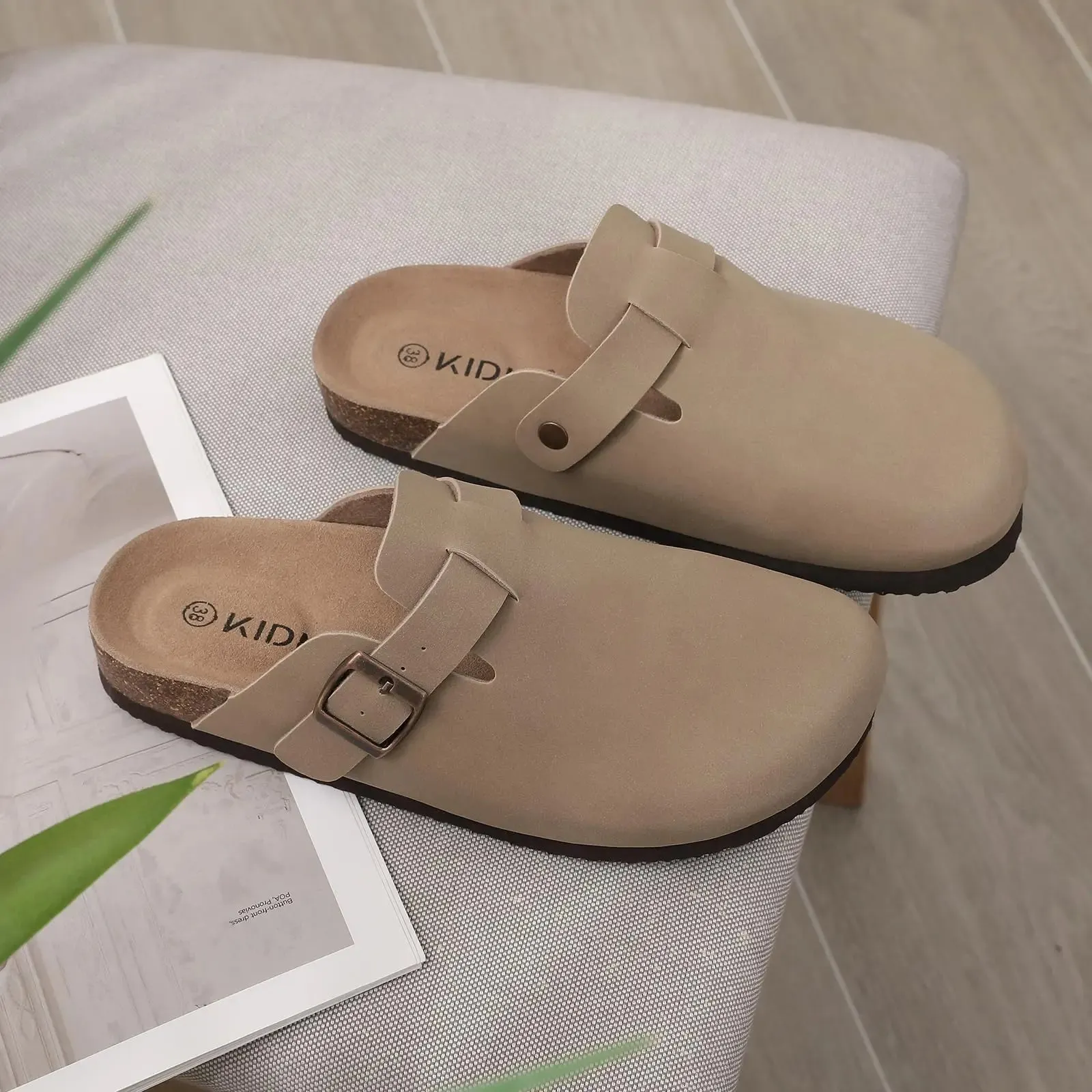 Berthold | Suede leather clog