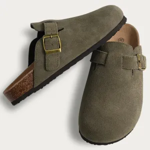 Berthold | Suede leather clog