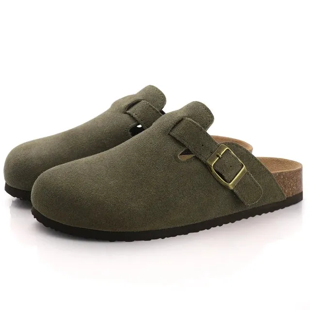 Berthold | Suede leather clog