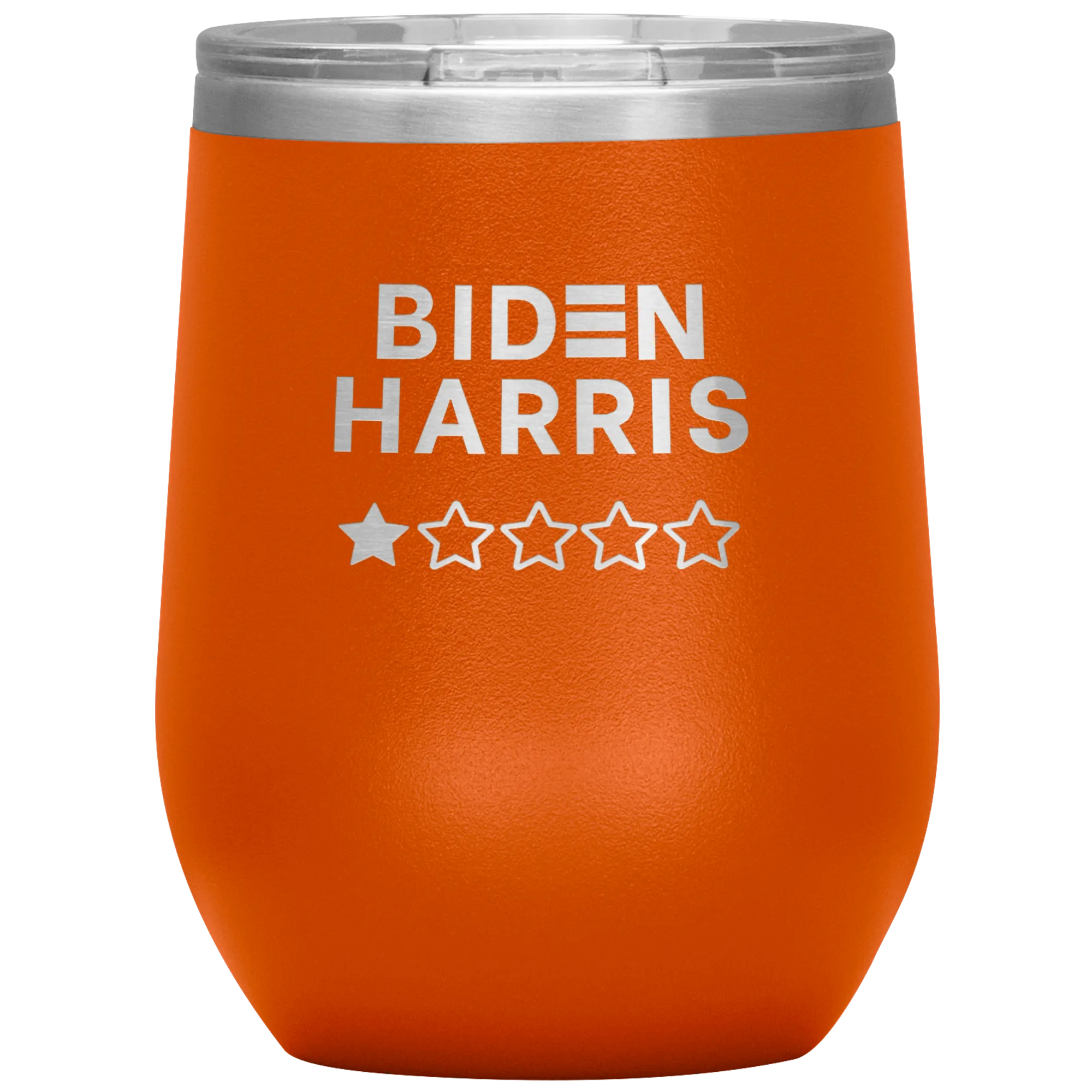 Biden-Harris 1 Star Review Wine Tumbler