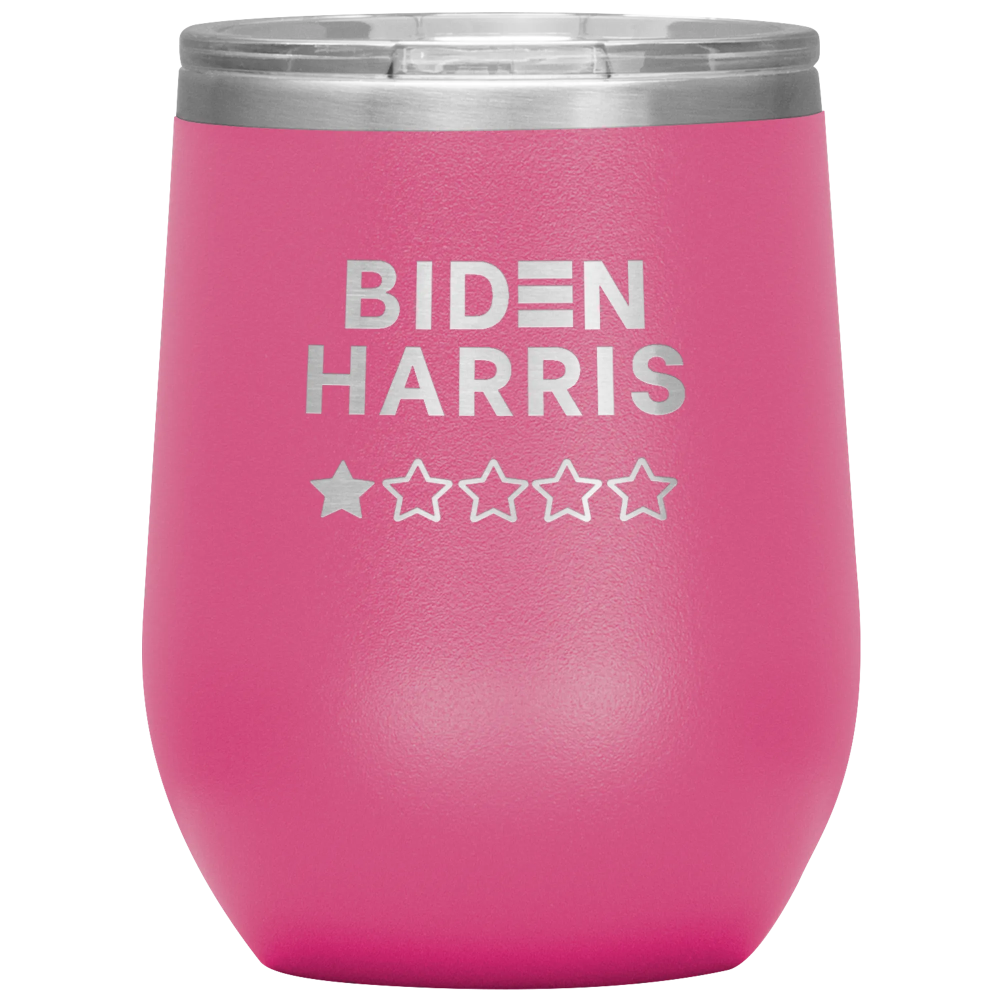 Biden-Harris 1 Star Review Wine Tumbler
