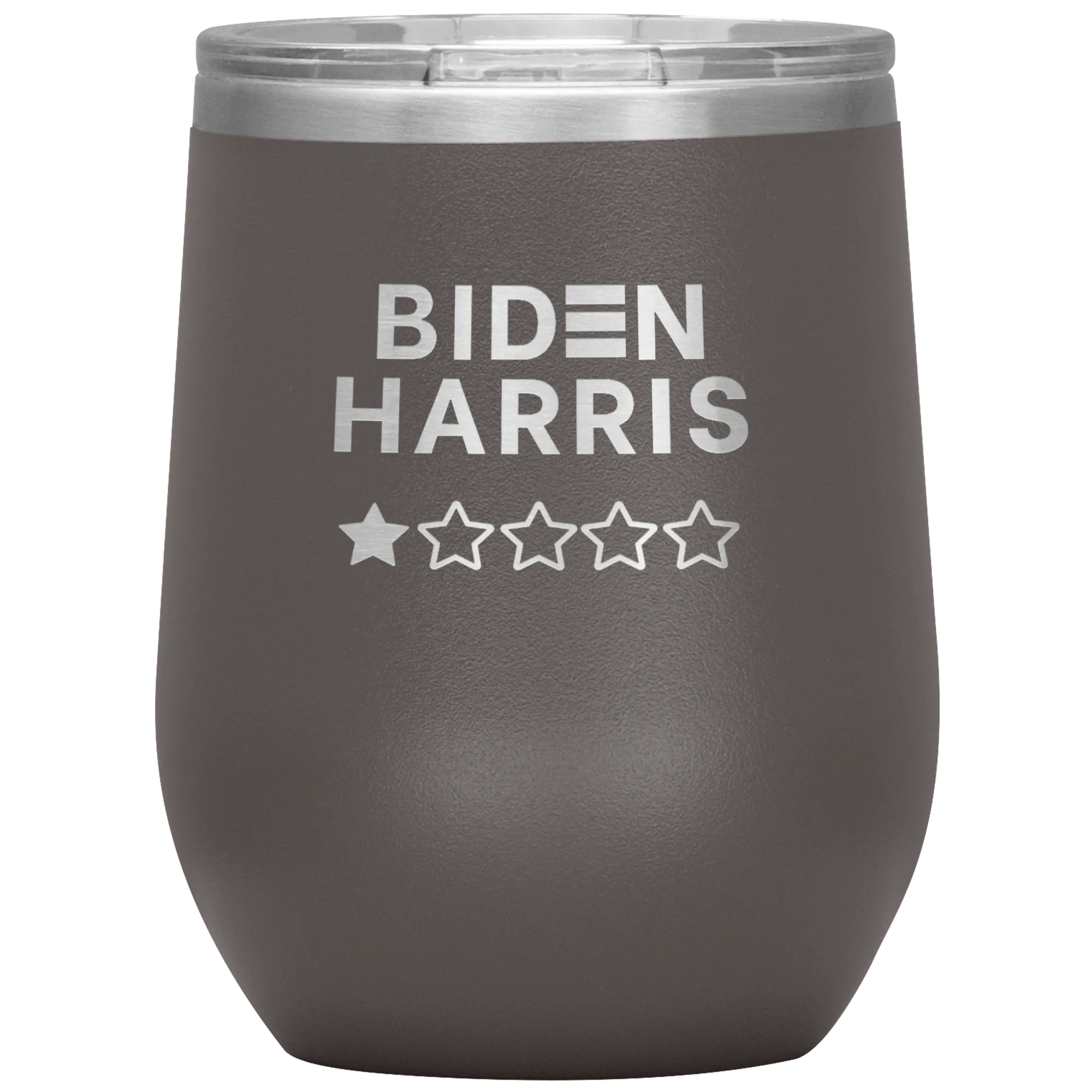 Biden-Harris 1 Star Review Wine Tumbler