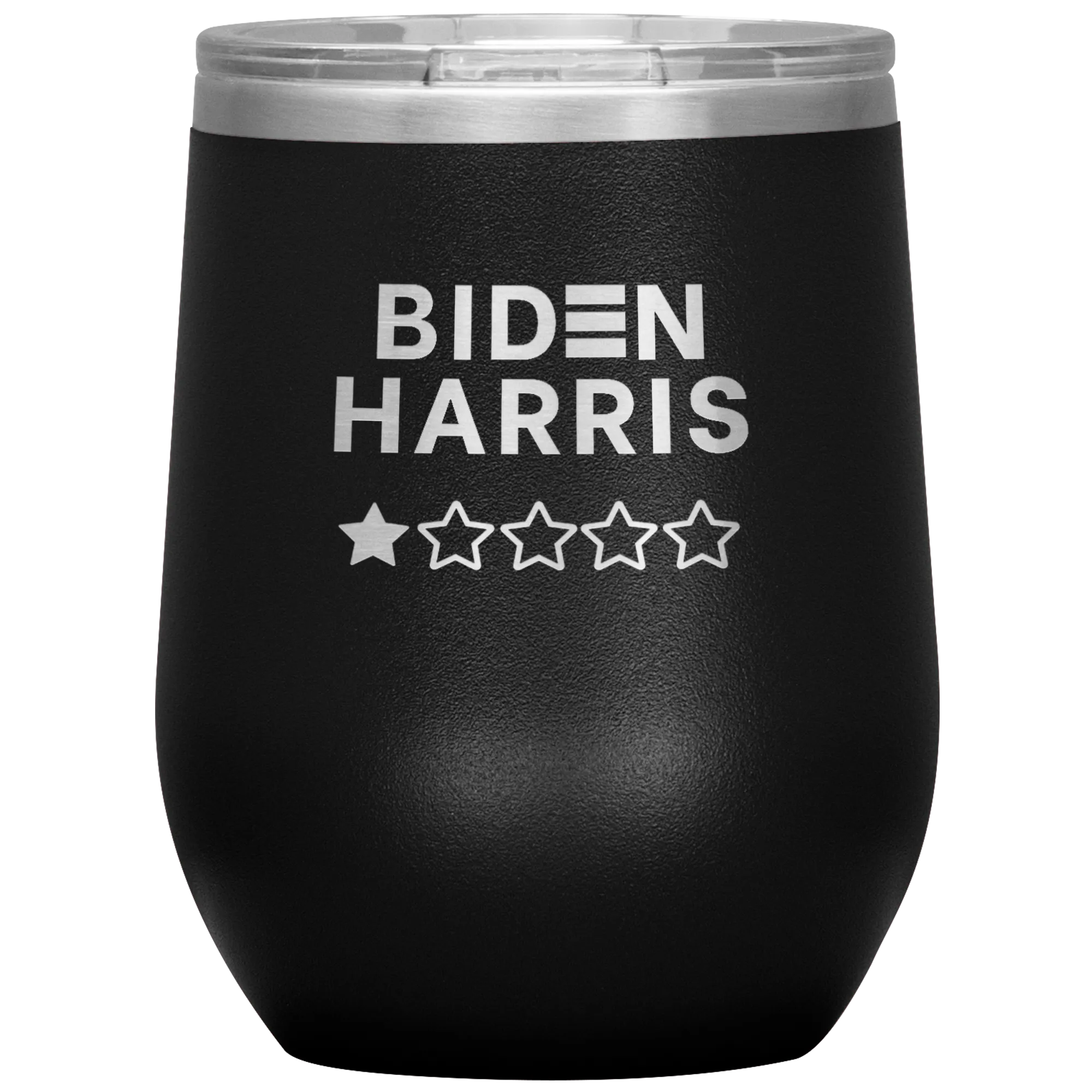 Biden-Harris 1 Star Review Wine Tumbler