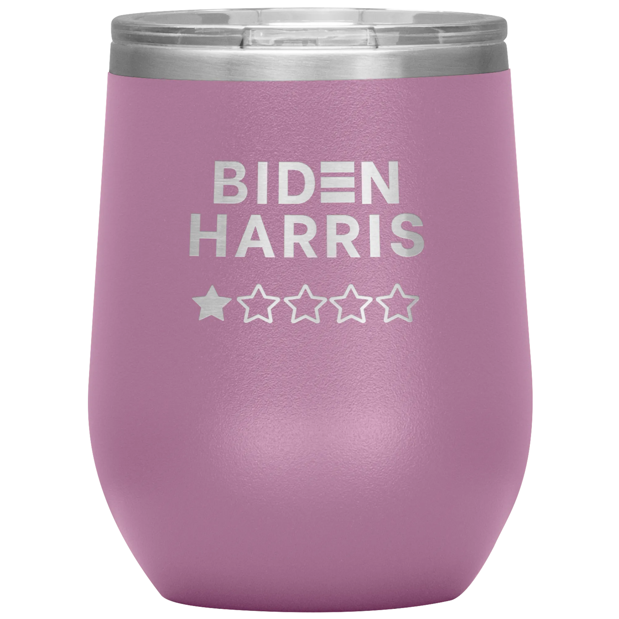Biden-Harris 1 Star Review Wine Tumbler