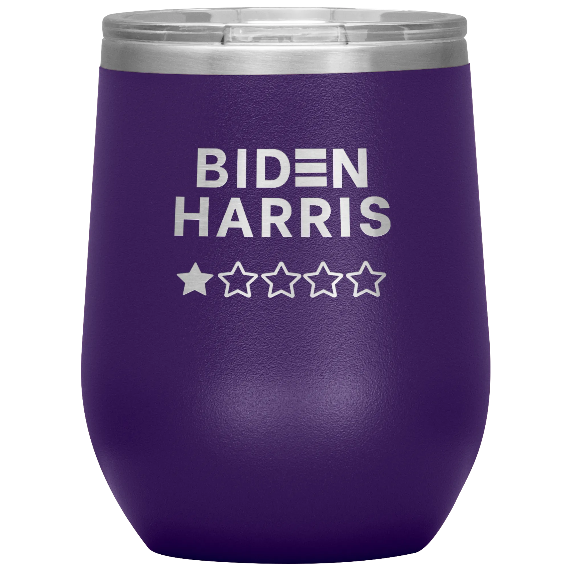 Biden-Harris 1 Star Review Wine Tumbler