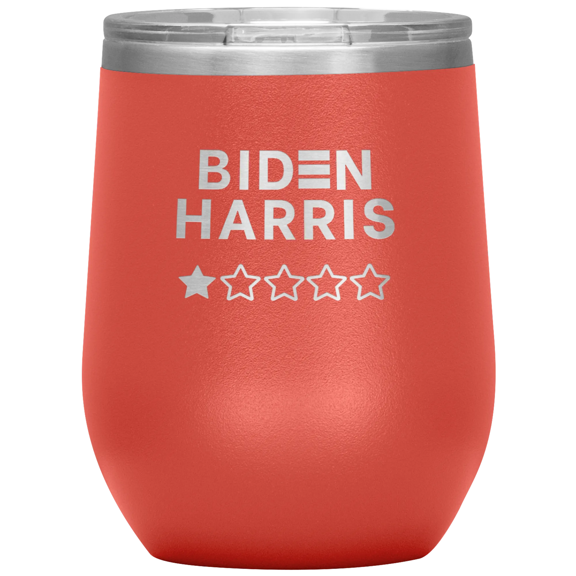 Biden-Harris 1 Star Review Wine Tumbler