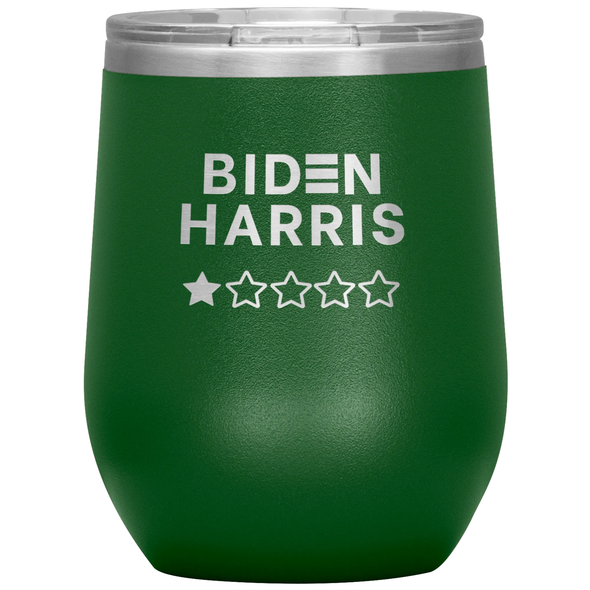 Biden-Harris 1 Star Review Wine Tumbler