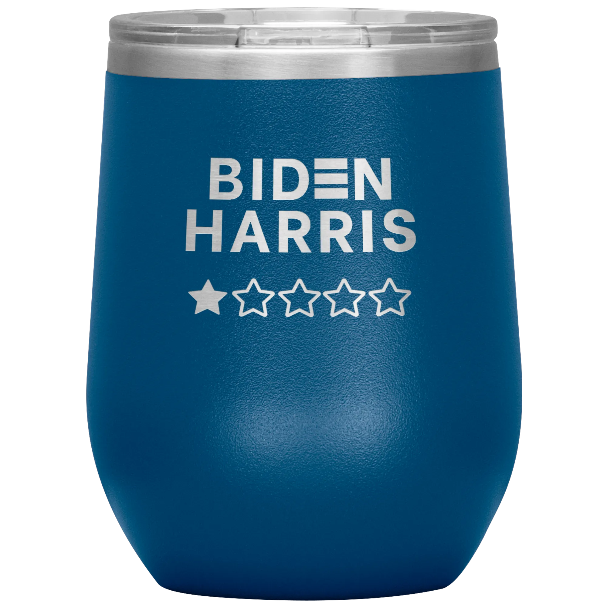 Biden-Harris 1 Star Review Wine Tumbler