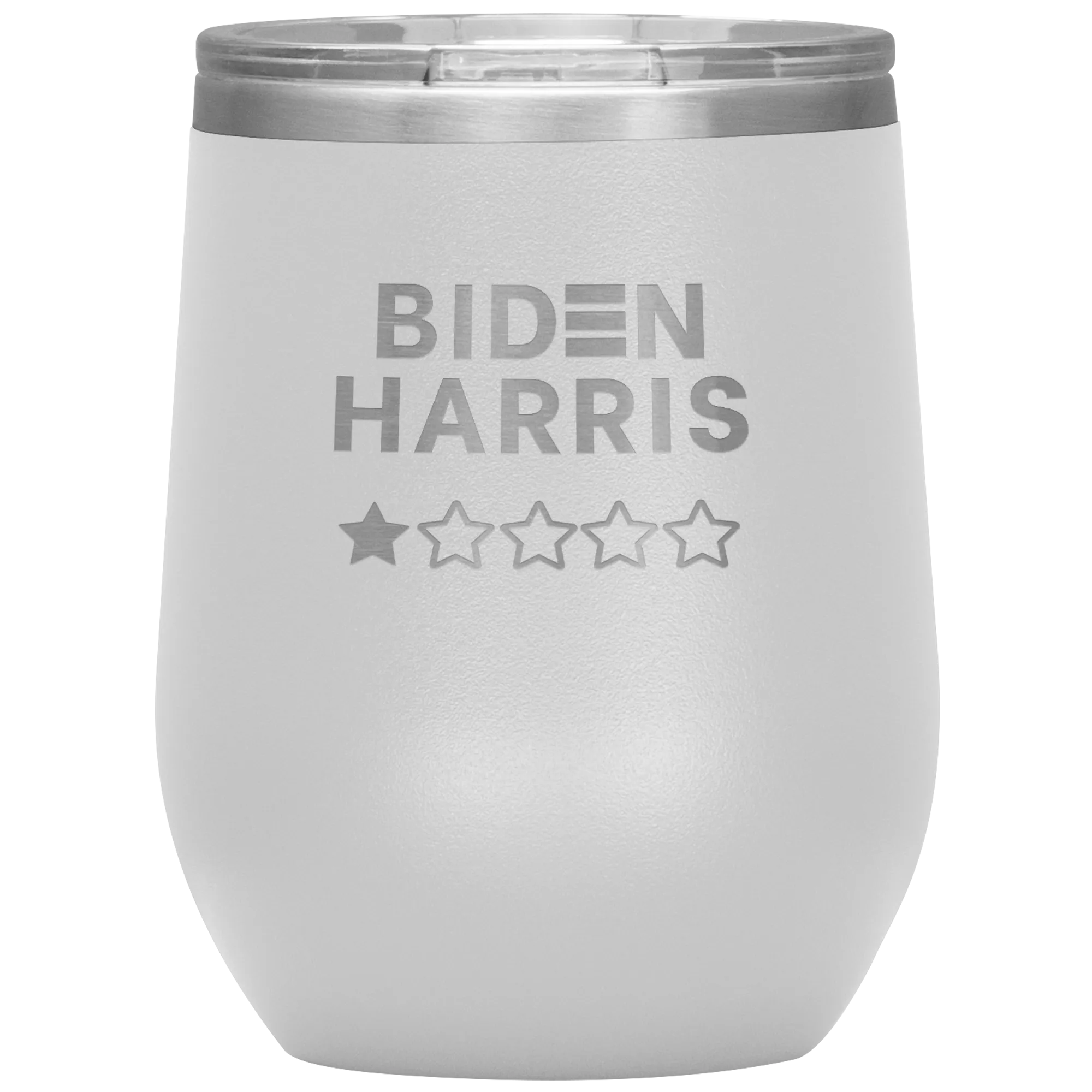 Biden-Harris 1 Star Review Wine Tumbler