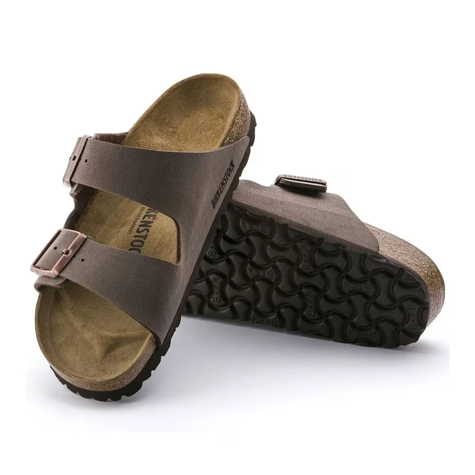 Birkenstock Arizona Narrow Slide Sandal (Unisex) - Mocha Birkibuc