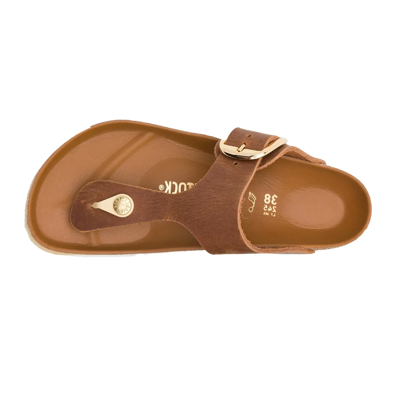 Birkenstock Gizeh Big Buckle Oiled Leather Unisex Toe Post Sandals