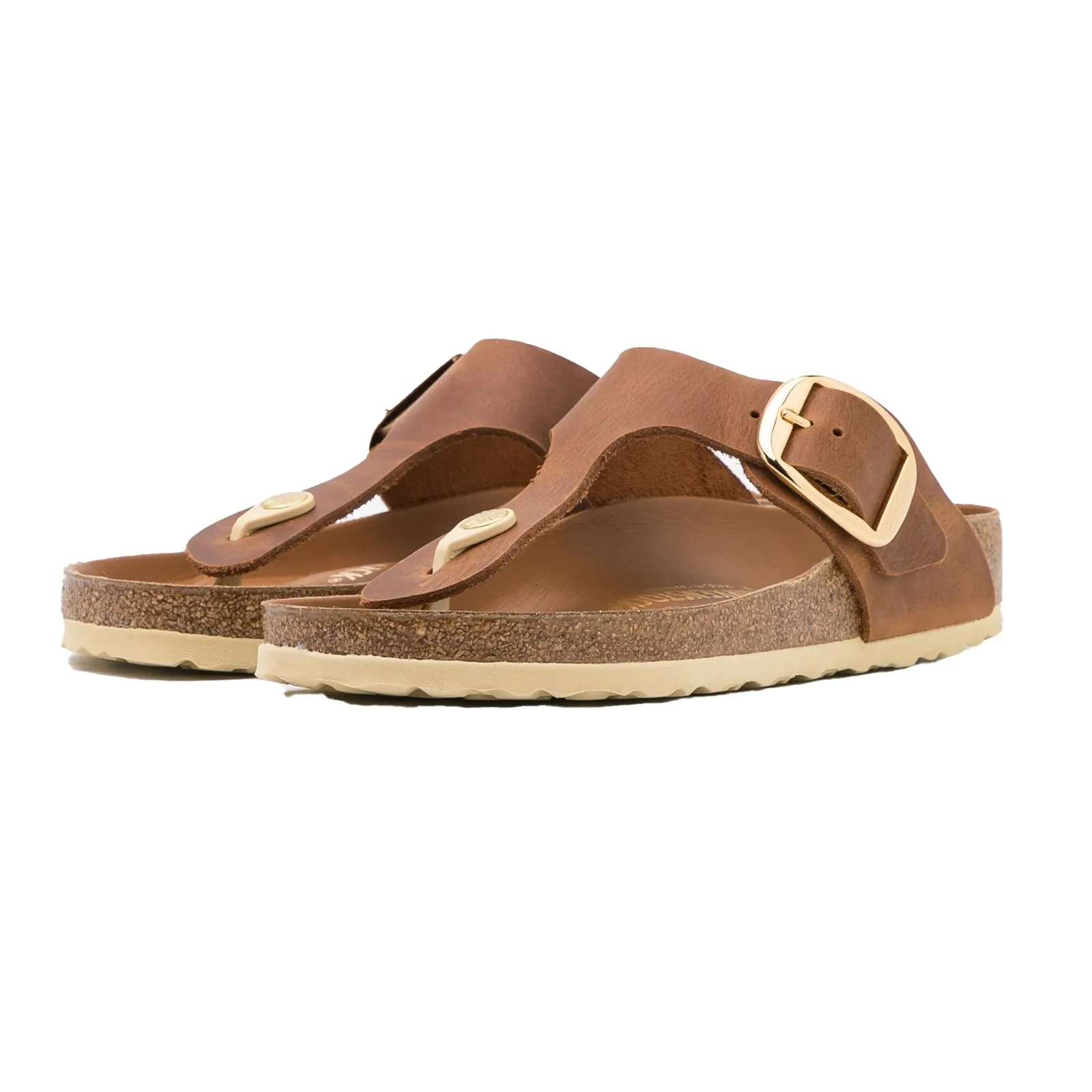 Birkenstock Gizeh Big Buckle Oiled Leather Unisex Toe Post Sandals