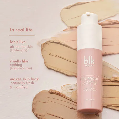 blk cosmetics Life-Proof Airy Matte Foundation Oat