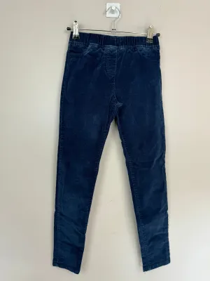 Boden Navy Cord Leggings 10y