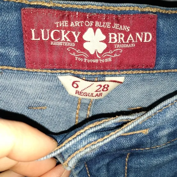 BOGO Lucky Brand Sweet N Low Stretch Jeans Boot Cut Denim 6 28 Bootcut Stretchy