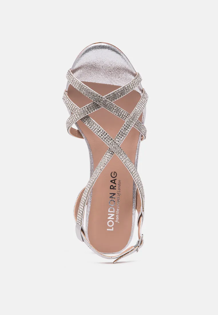 boudica wide fit high heeled sandals