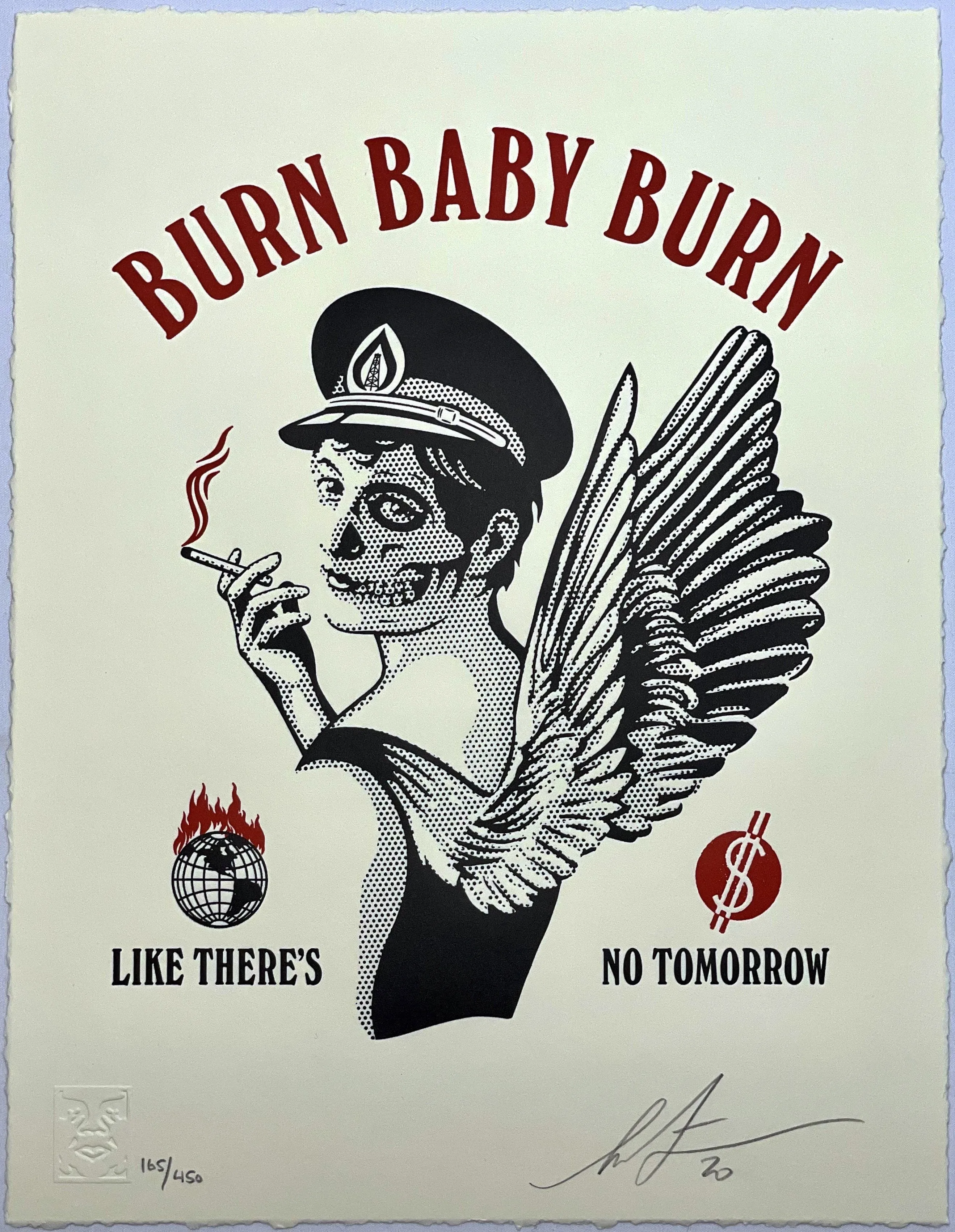 Burn Baby Burn Letterpress
