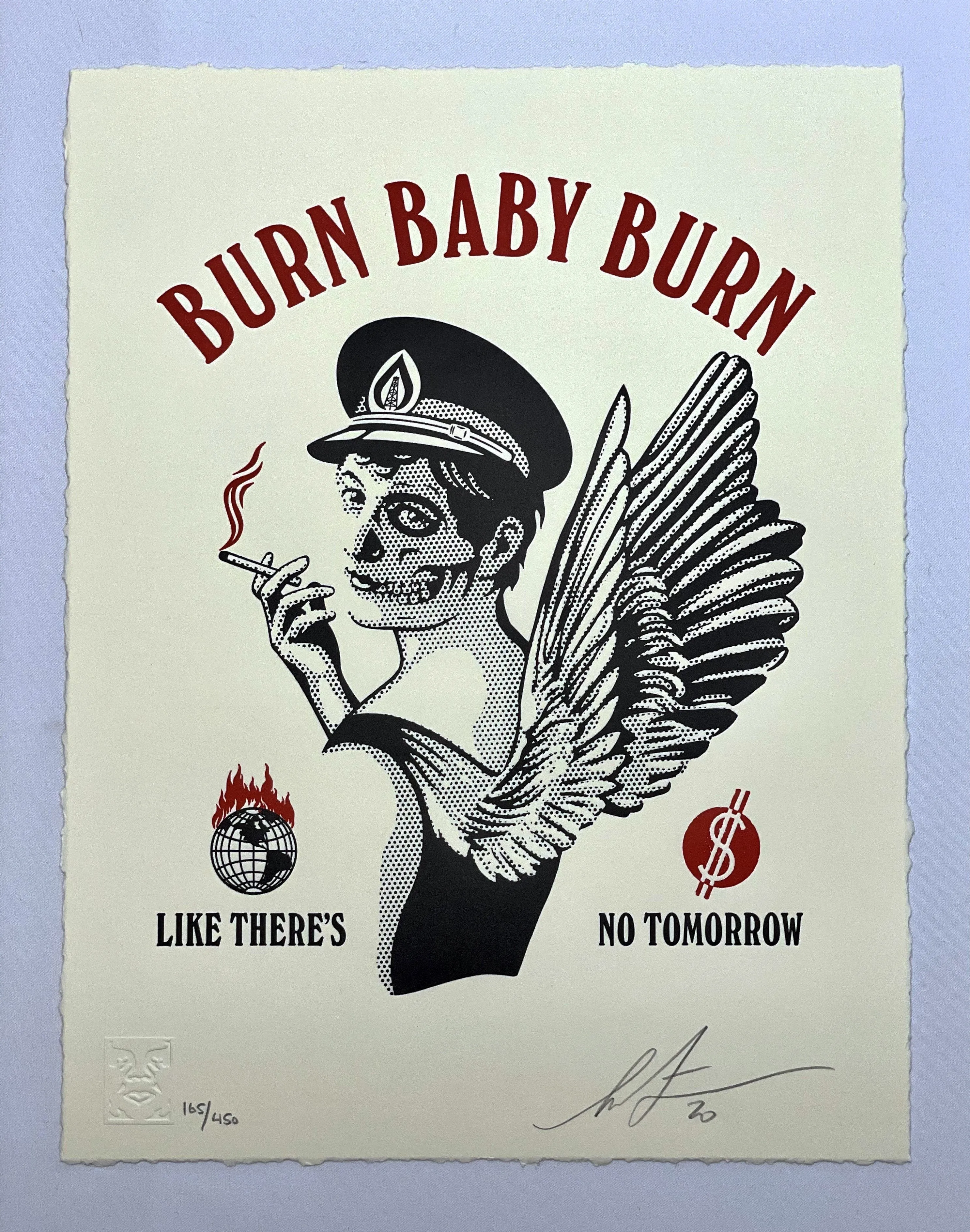 Burn Baby Burn Letterpress