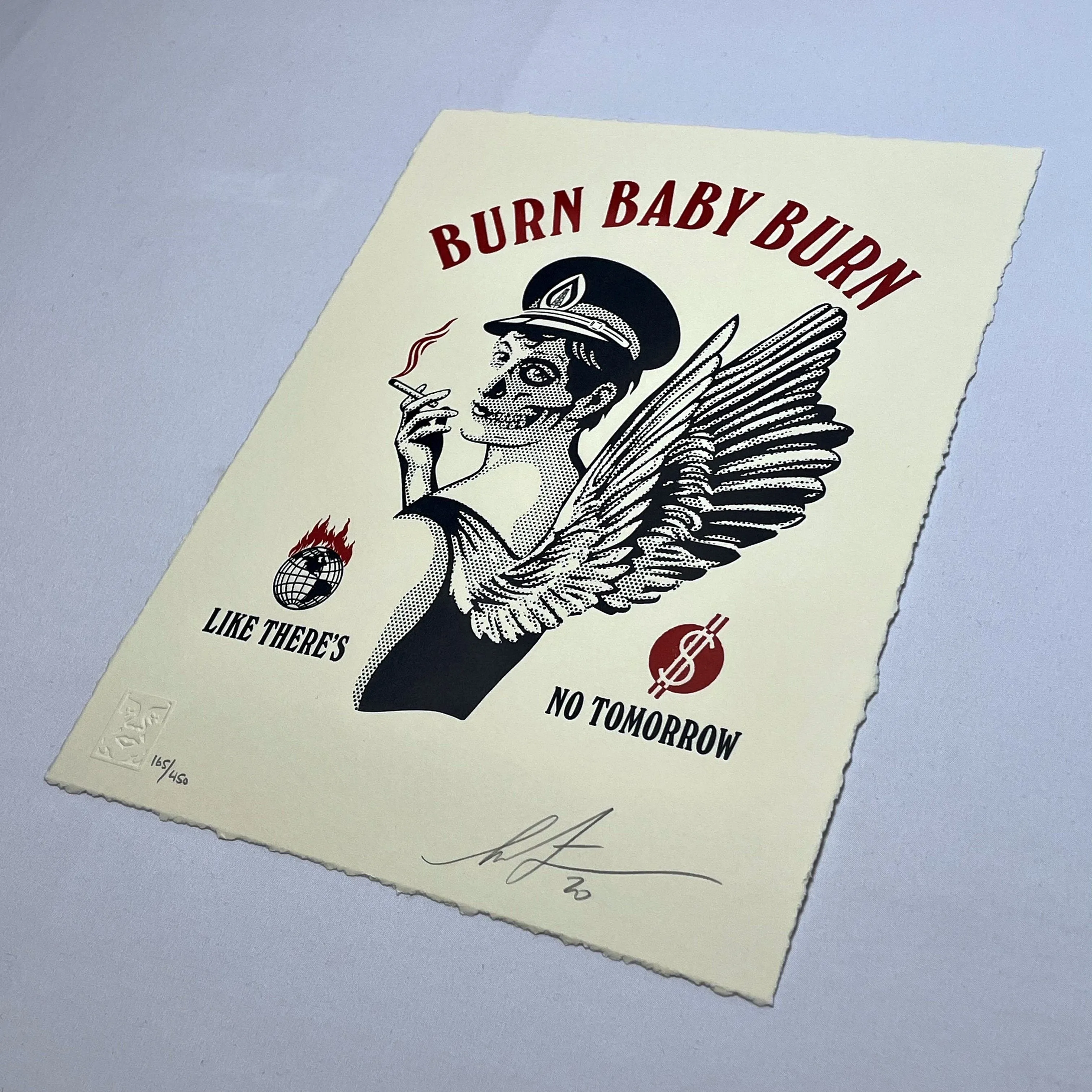 Burn Baby Burn Letterpress
